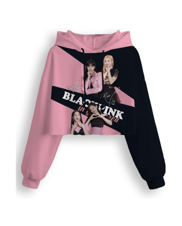 Blackpink crop hoodies