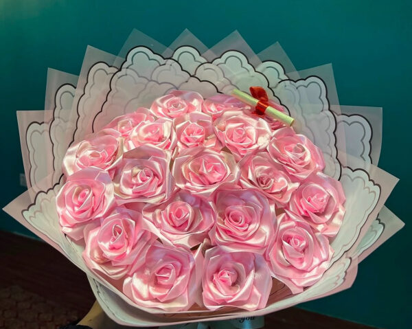 Pink colour bouquet