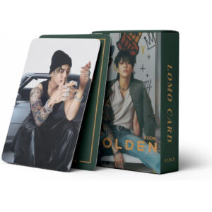 golden holographic photocard
