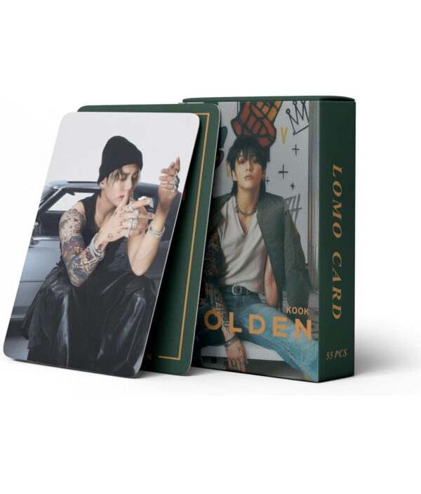 golden holographic photocard