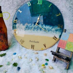 Wall Clock Resin Art