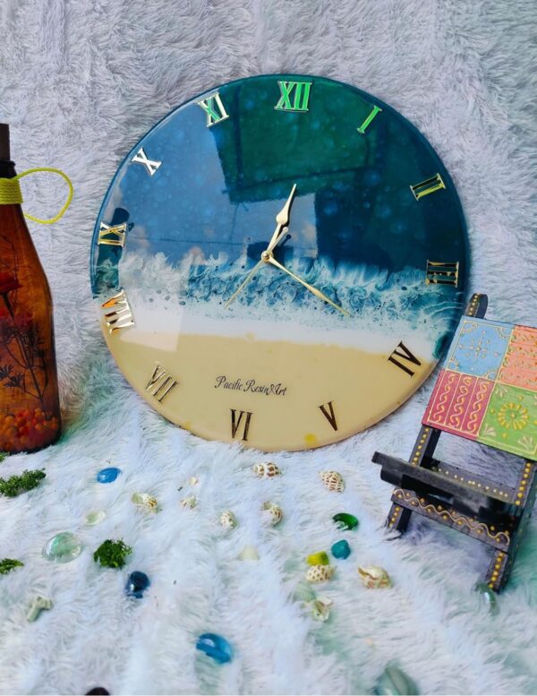 Wall Clock Resin Art