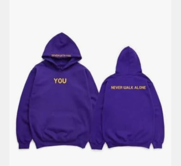 You never walk alone hoodie