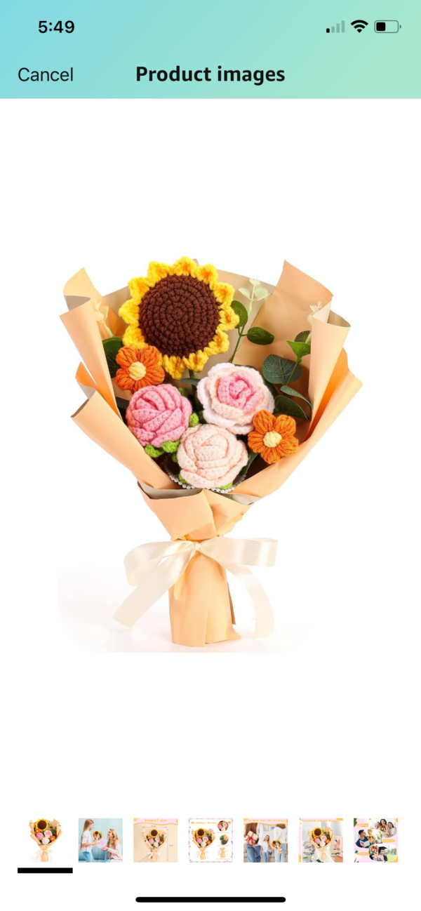 Crochet bouquet